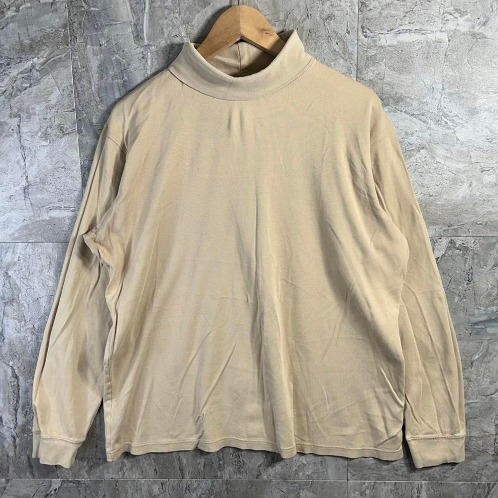 Croft and barrow Cream long sleeve turtleneck sweater Men's Large